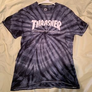 Thrasher Black Tie-Dye Shirt